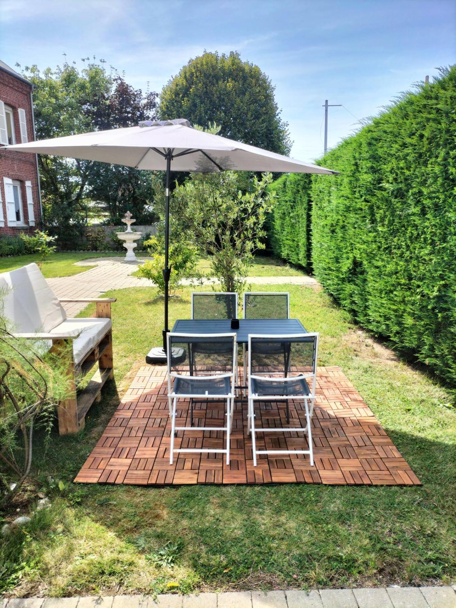 Studio Privatif Avec Jardin 4 Personnes Berck Exterior foto